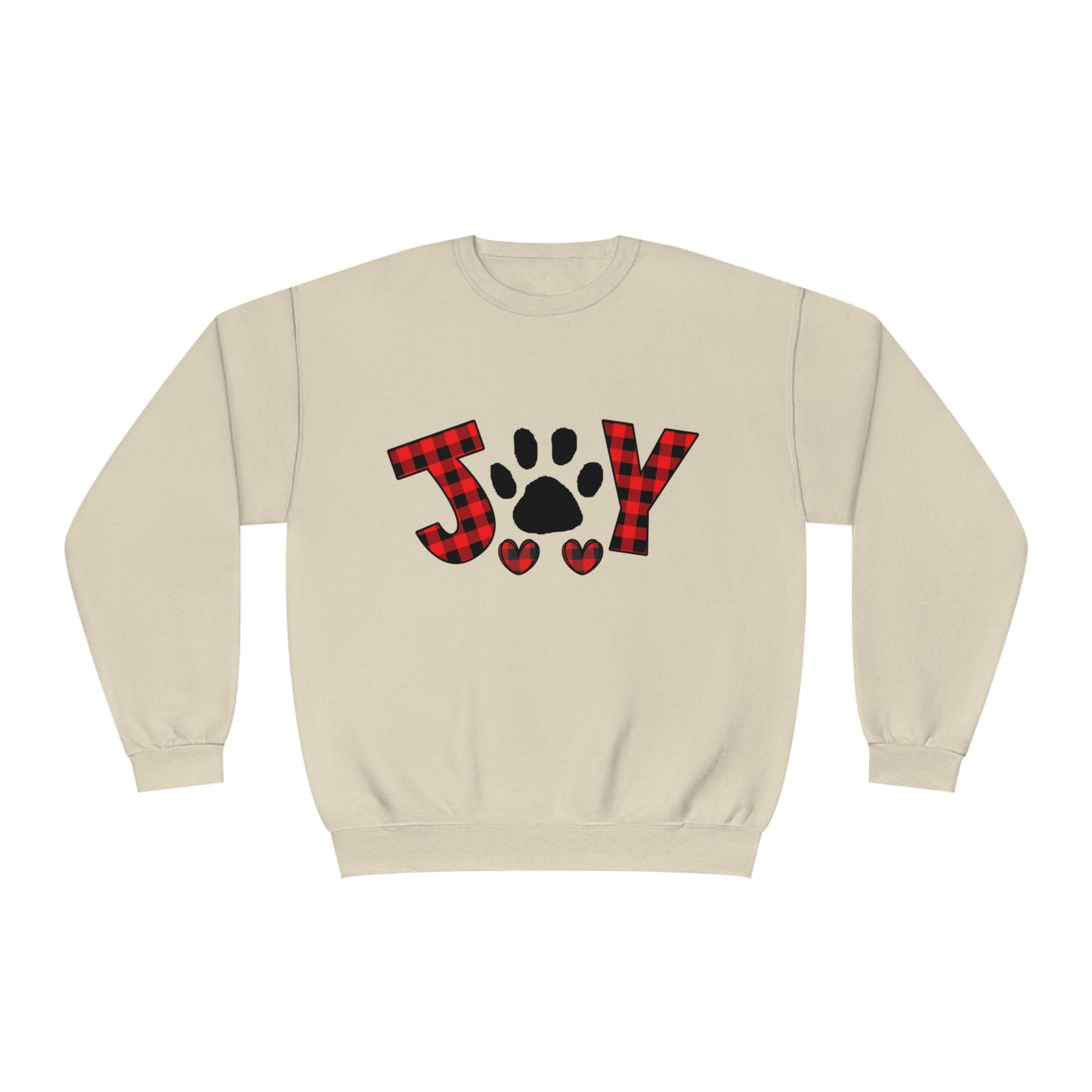 Joy Dog Paw Print Unisex NuBlend® Crewneck Sweatshirt