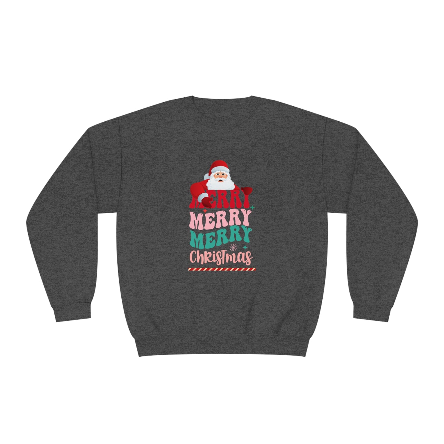 Merry Merry Christmas Unisex NuBlend® Crewneck Sweatshirt