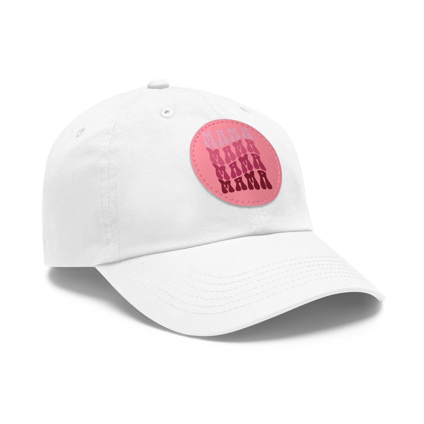 Mama Hat with Leather Patch (Round)
