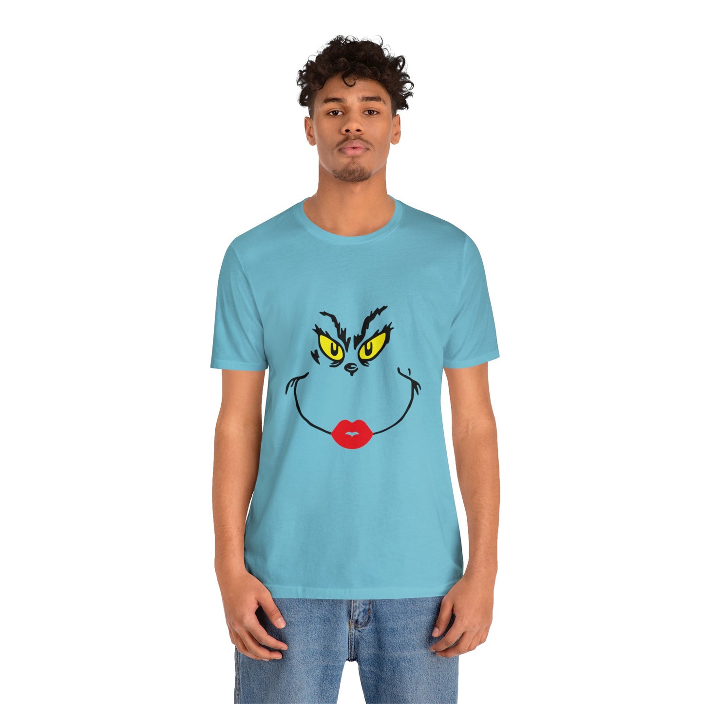 Grinch Face Unisex Jersey Short Sleeve Tee