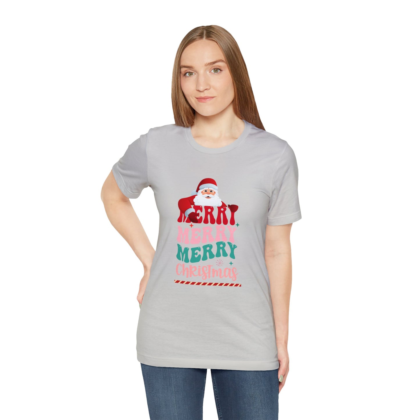 Merry Merry Christmas Unisex Jersey Short Sleeve Tee
