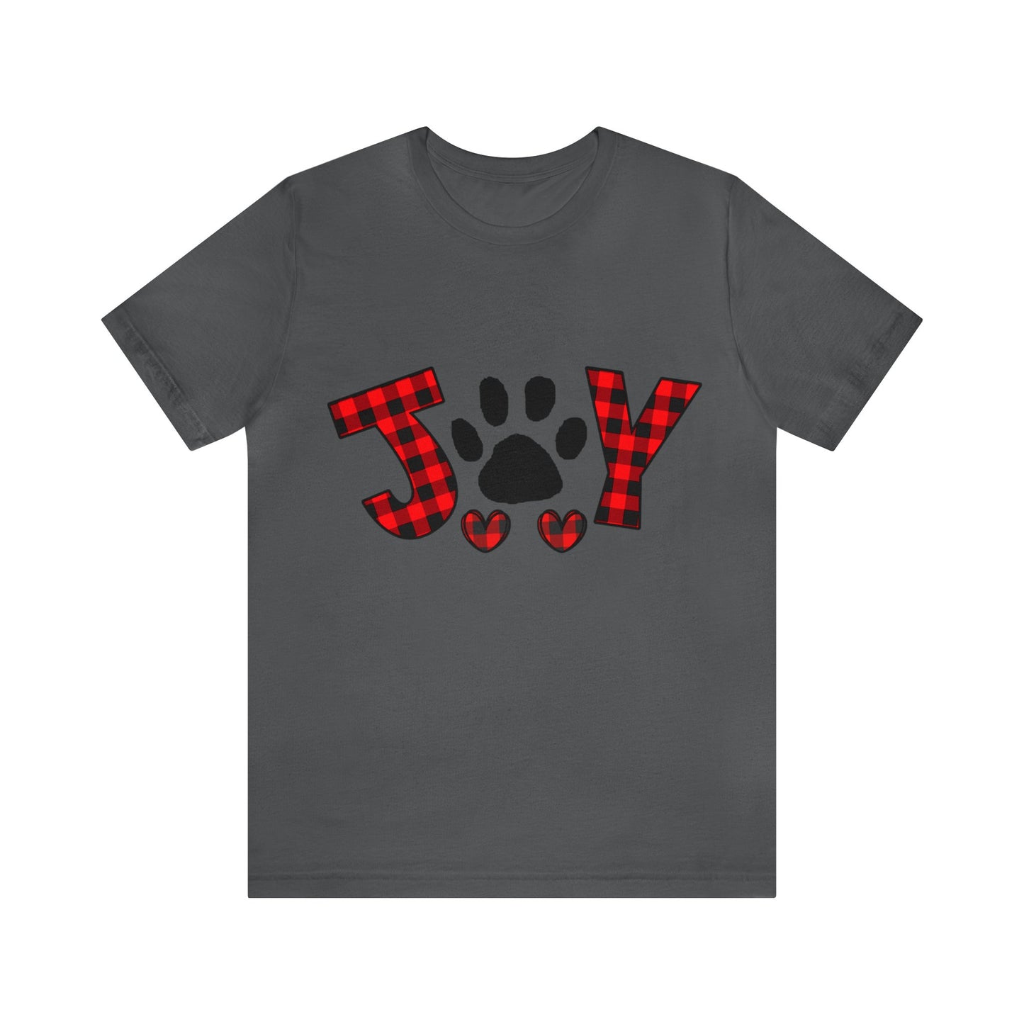 Joy Paw Print Unisex Jersey Short Sleeve Tee