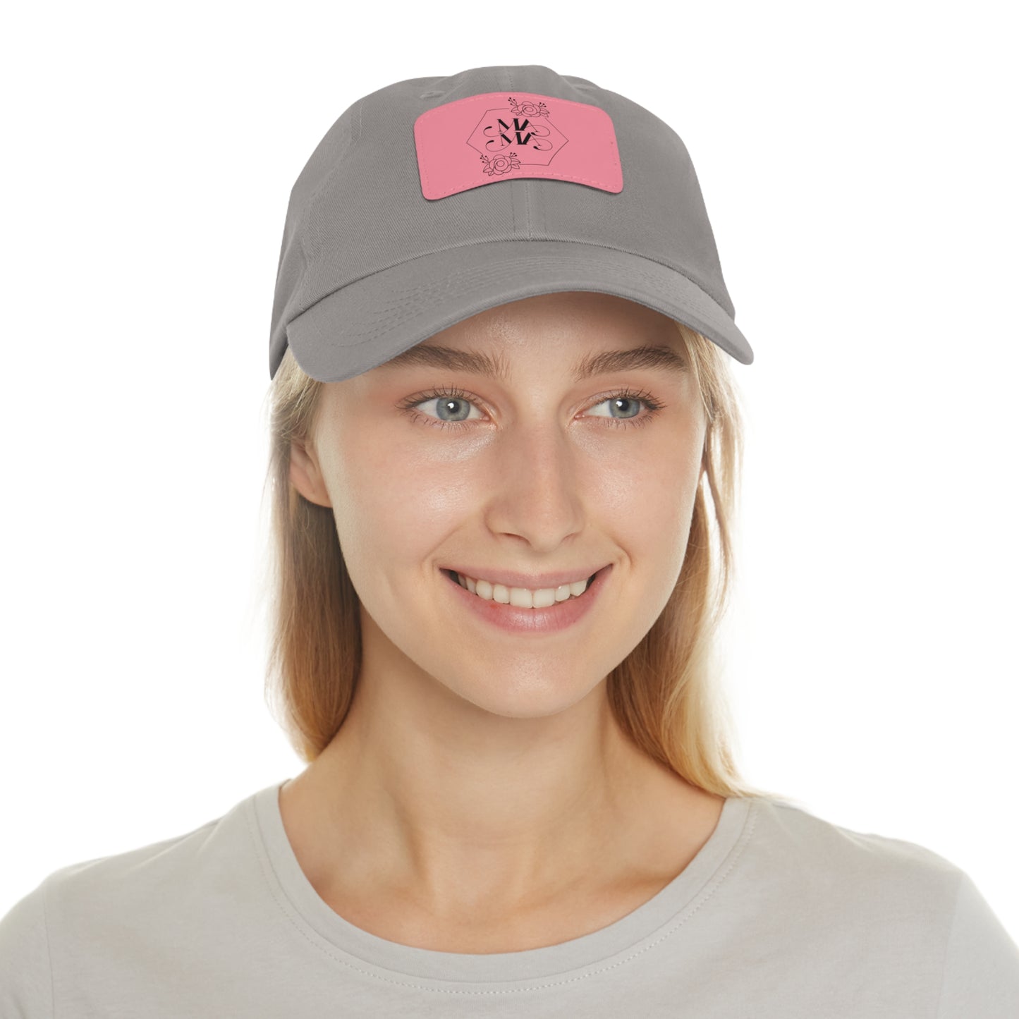 Mama Hat with Leather Patch (Rectangle)