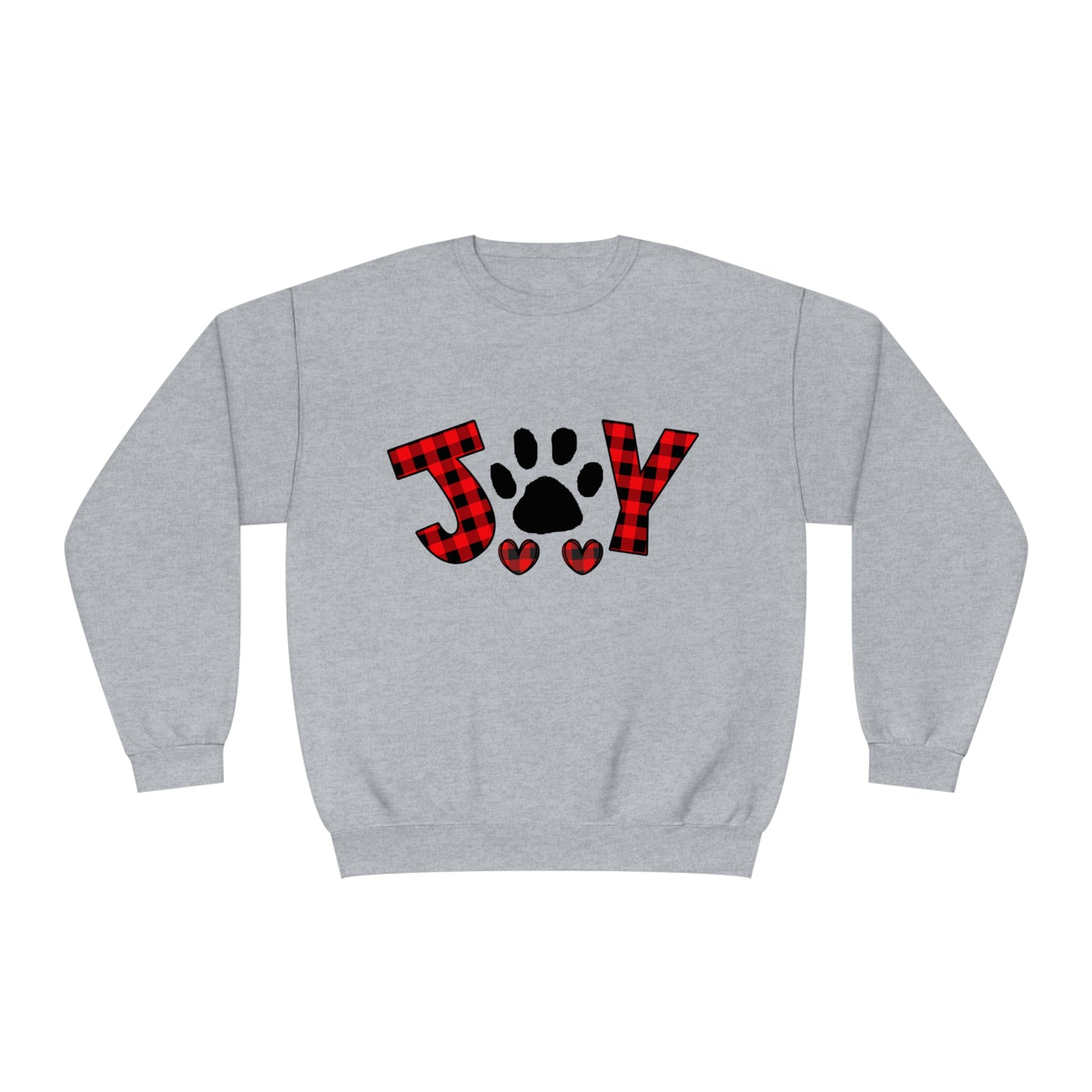 Joy Dog Paw Print Unisex NuBlend® Crewneck Sweatshirt