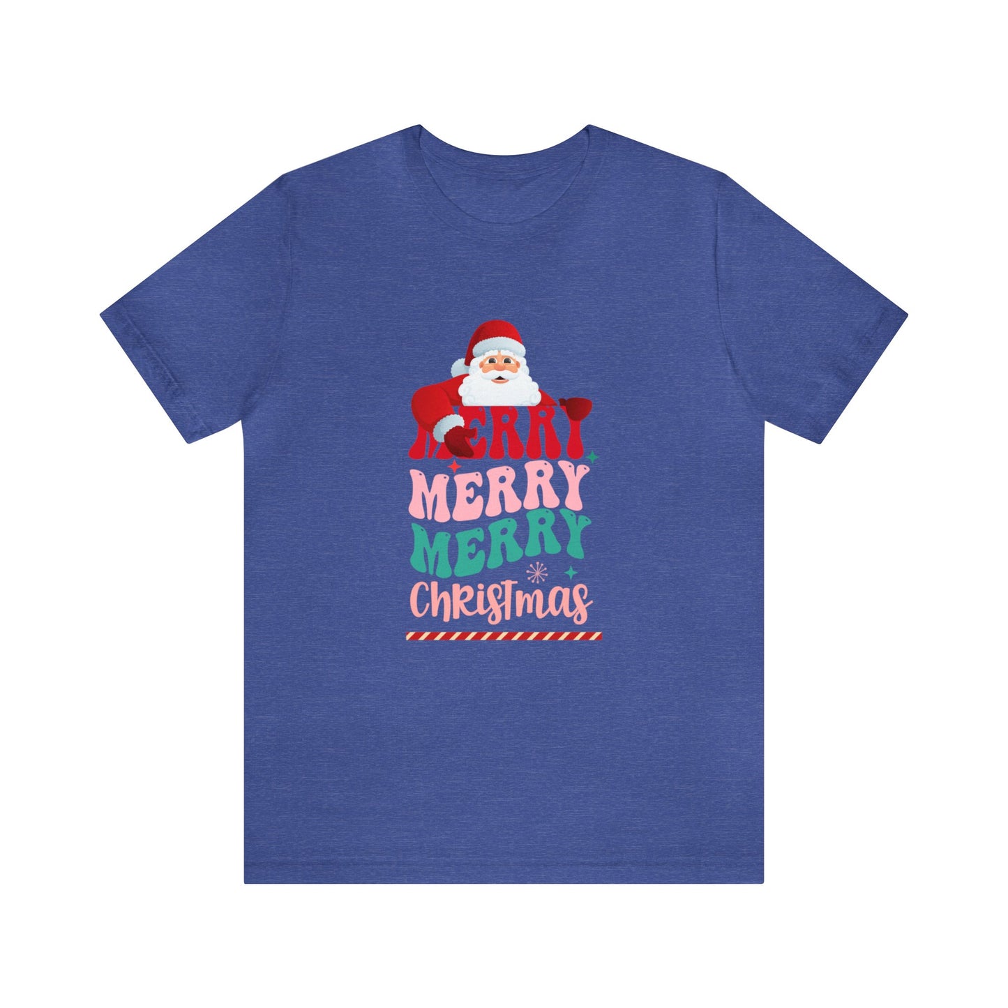 Merry Merry Christmas Unisex Jersey Short Sleeve Tee