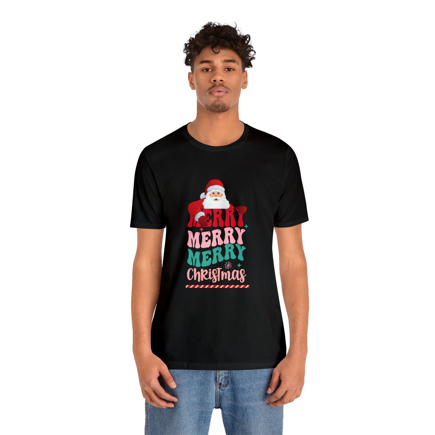 Merry Merry Christmas Unisex Jersey Short Sleeve Tee