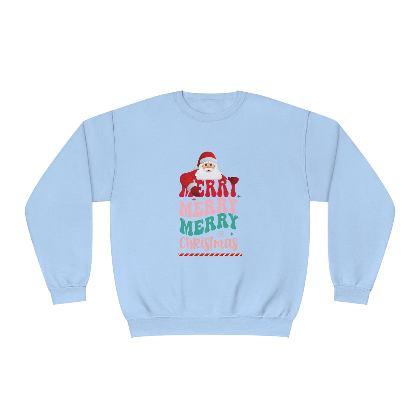 Merry Merry Christmas Unisex NuBlend® Crewneck Sweatshirt