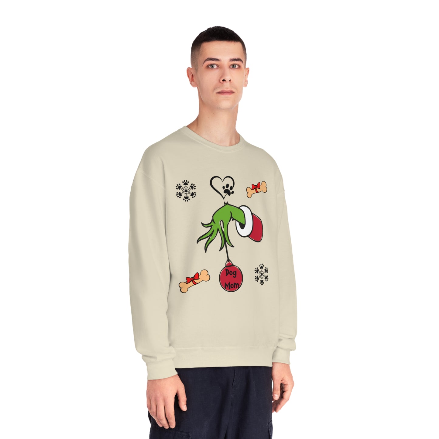 Grinch Dog Mom Unisex NuBlend® Crewneck Sweatshirt