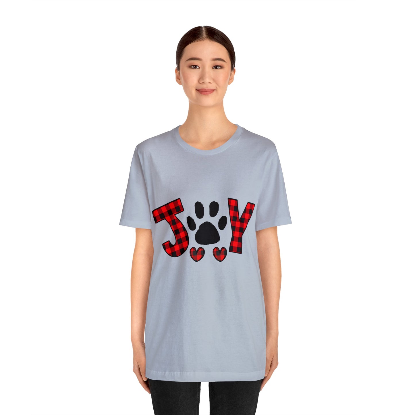 Joy Paw Print Unisex Jersey Short Sleeve Tee
