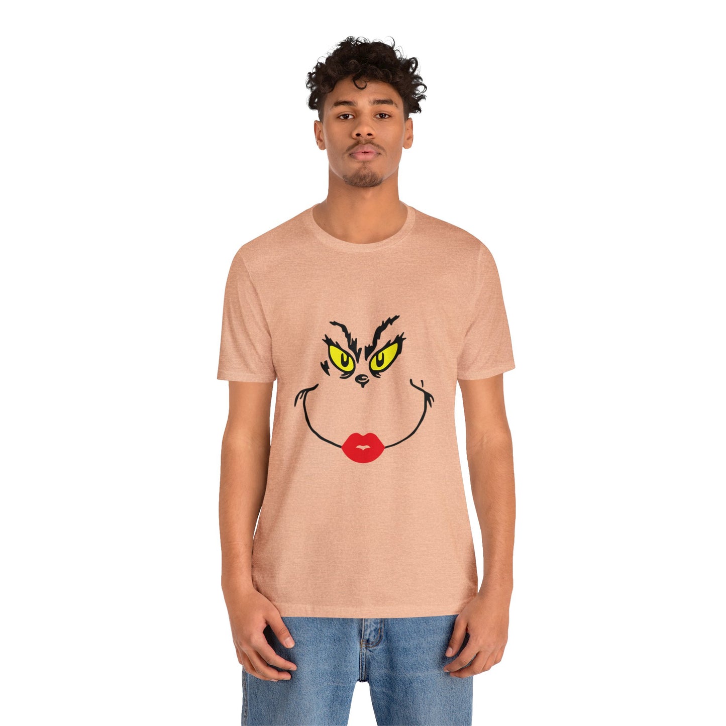 Grinch Face Unisex Jersey Short Sleeve Tee