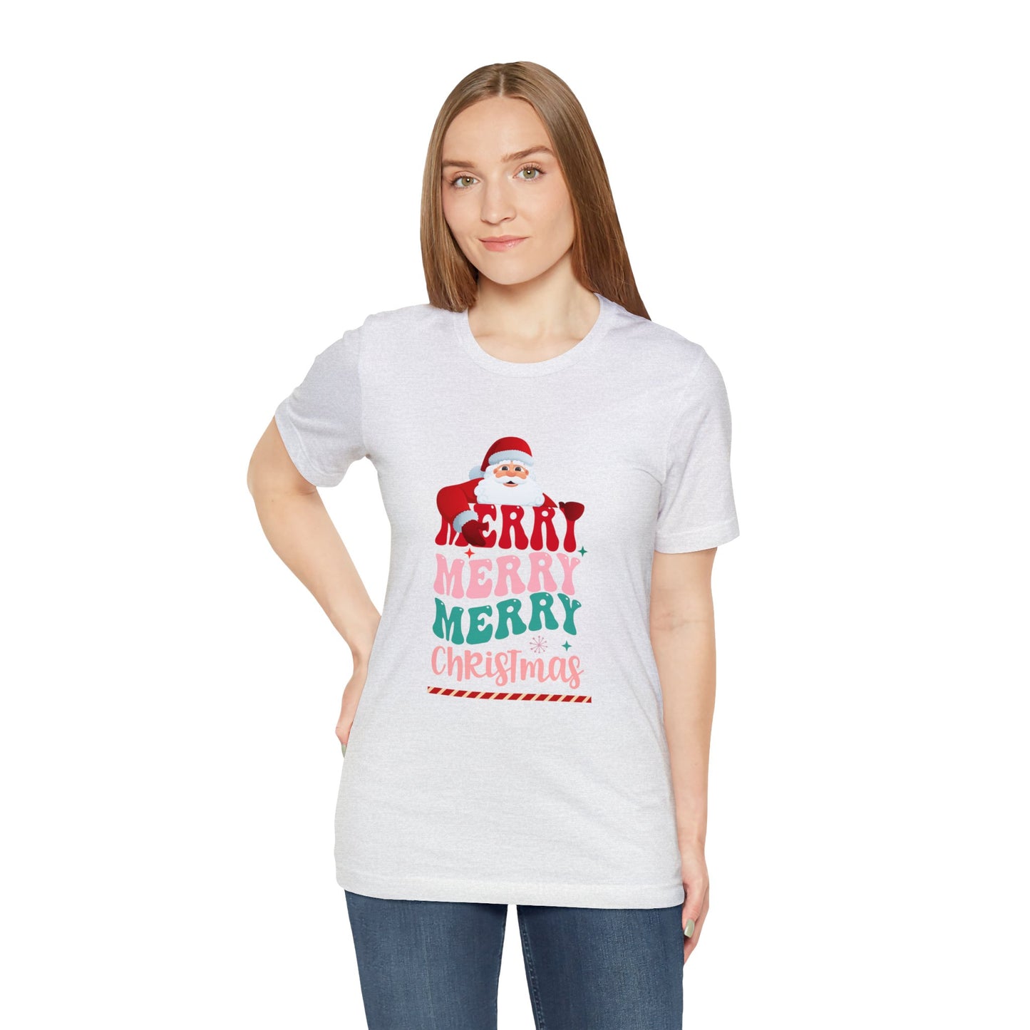 Merry Merry Christmas Unisex Jersey Short Sleeve Tee