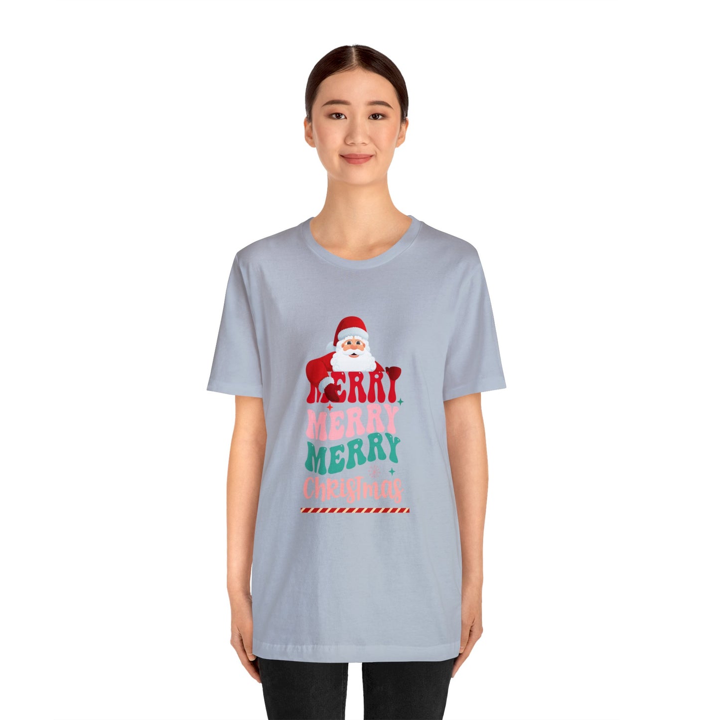 Merry Merry Christmas Unisex Jersey Short Sleeve Tee