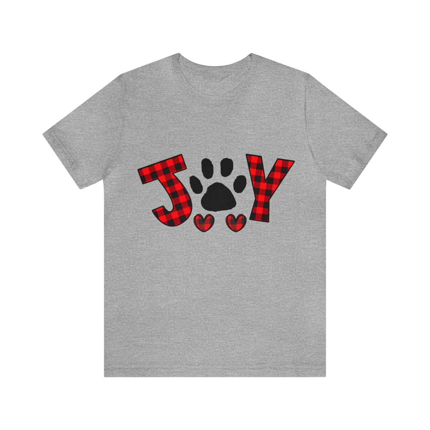 Joy Paw Print Unisex Jersey Short Sleeve Tee