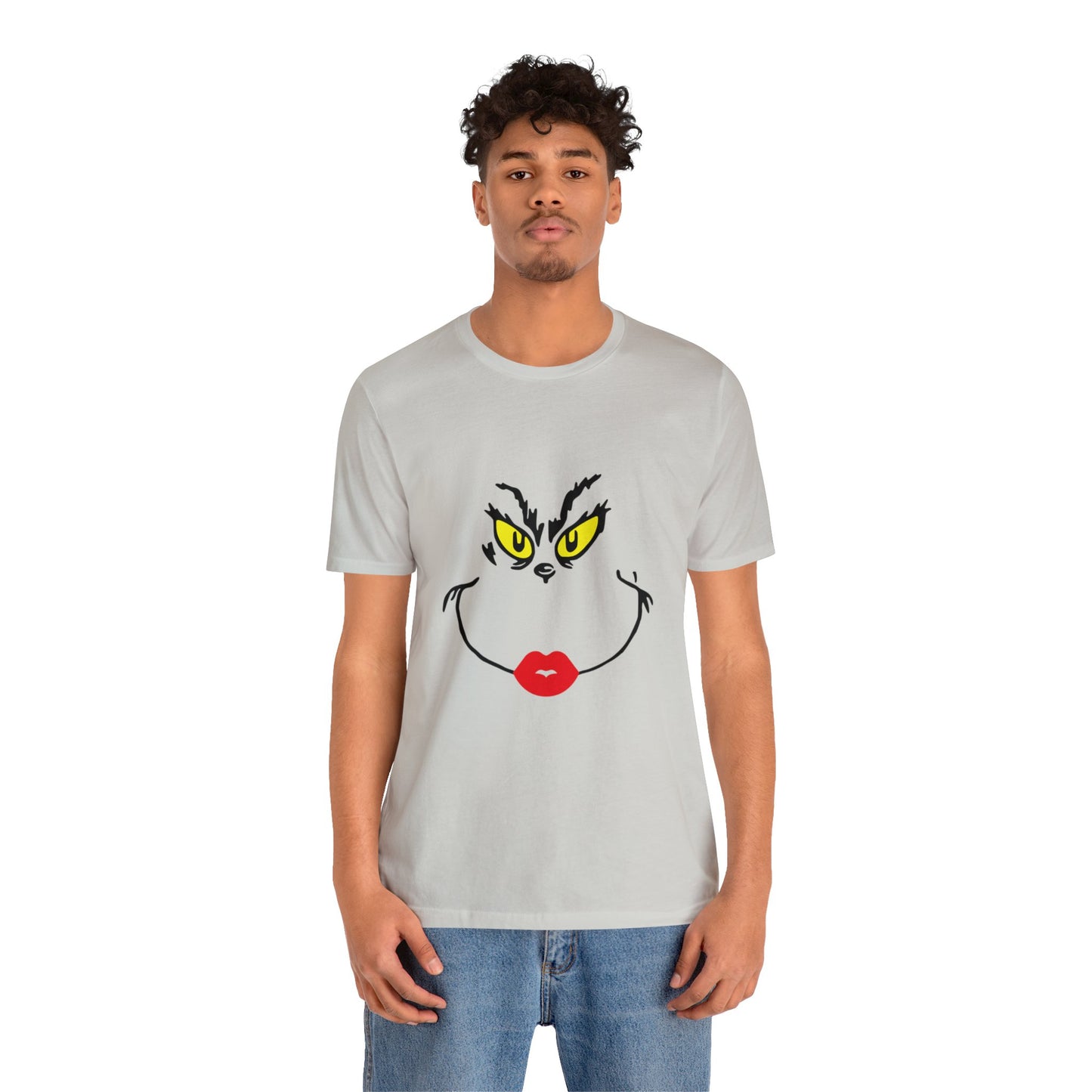 Grinch Face Unisex Jersey Short Sleeve Tee