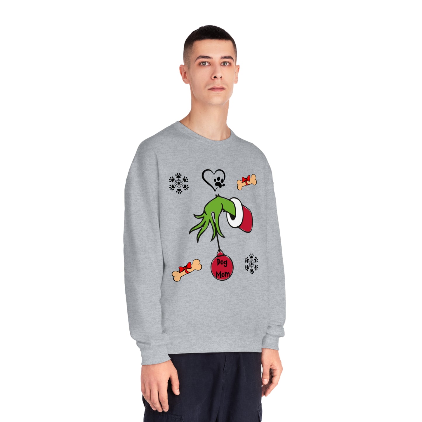 Grinch Dog Mom Unisex NuBlend® Crewneck Sweatshirt