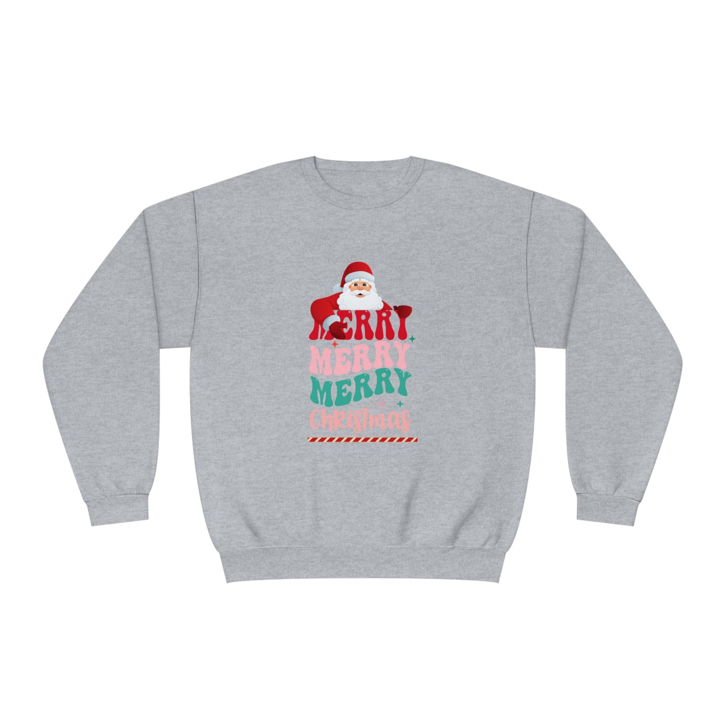 Merry Merry Christmas Unisex NuBlend® Crewneck Sweatshirt