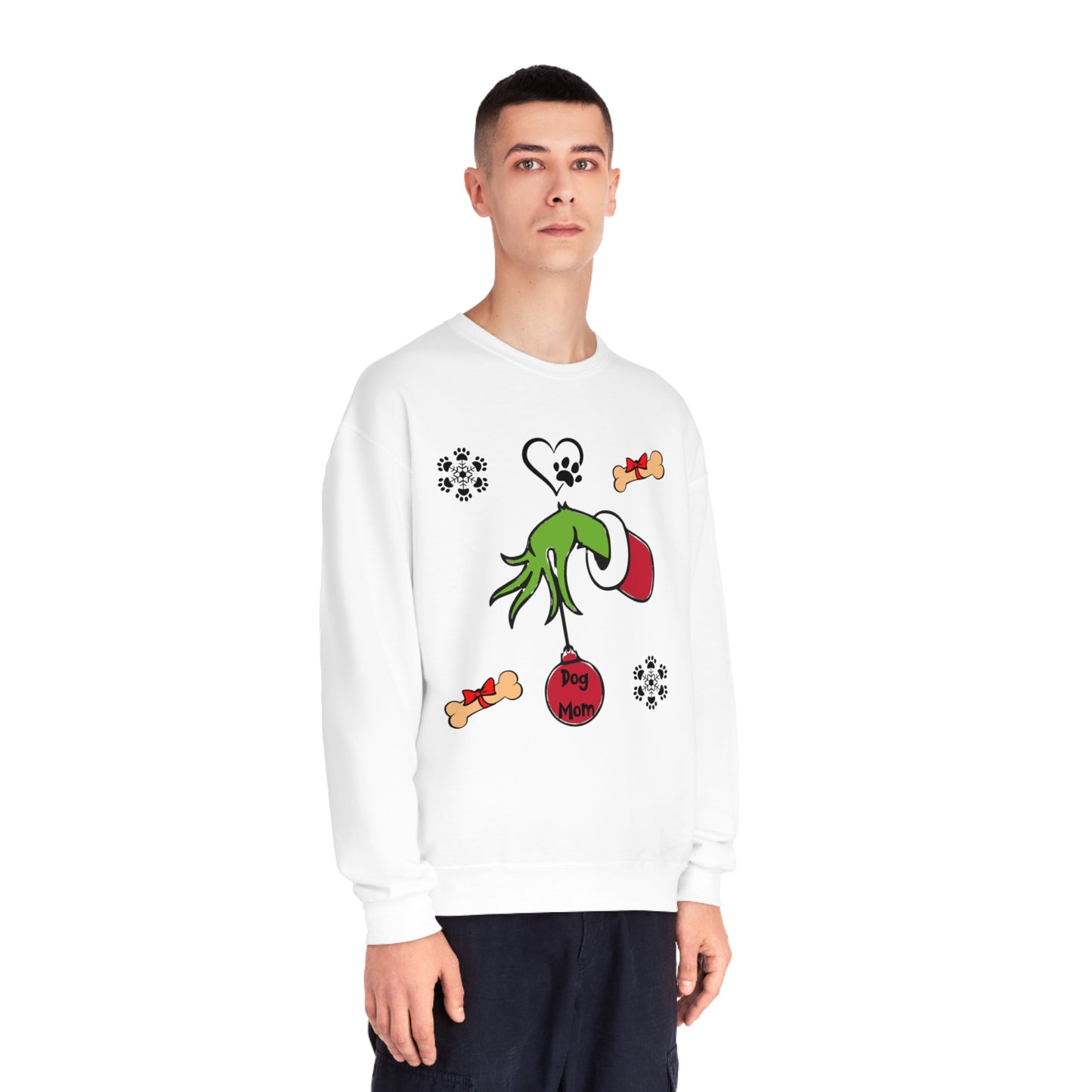 Grinch Dog Mom Unisex NuBlend® Crewneck Sweatshirt