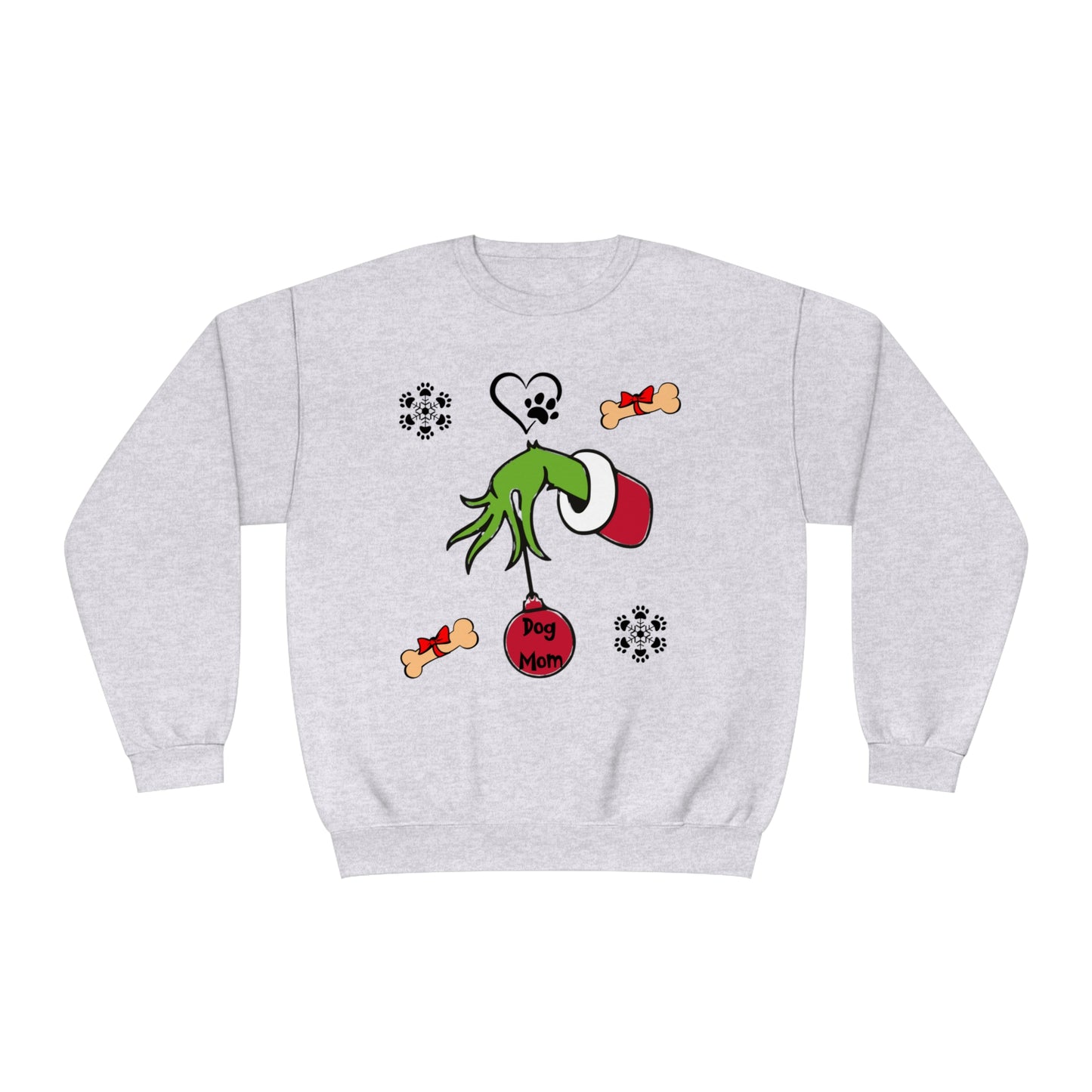 Grinch Dog Mom Unisex NuBlend® Crewneck Sweatshirt