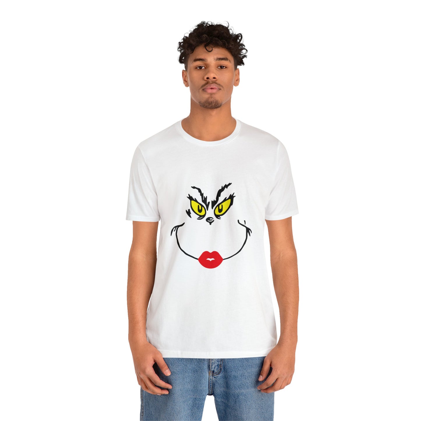 Grinch Face Unisex Jersey Short Sleeve Tee
