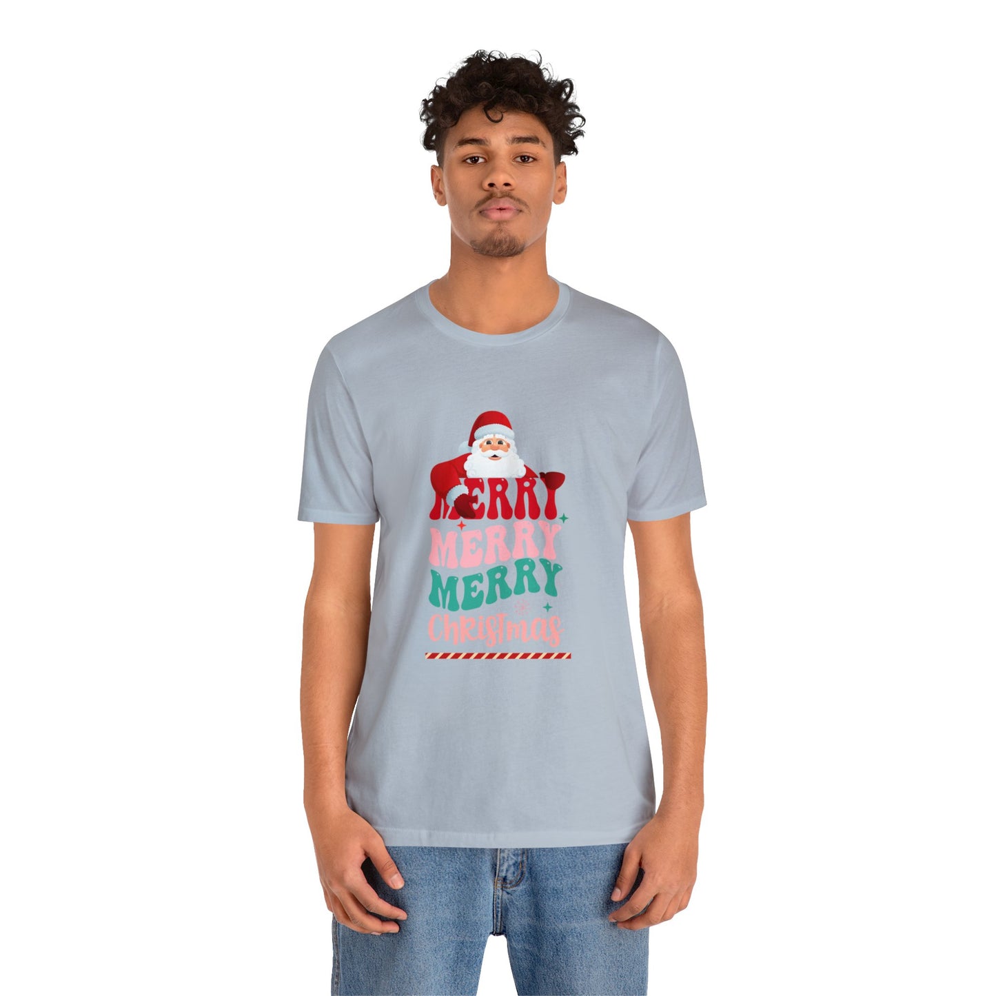 Merry Merry Christmas Unisex Jersey Short Sleeve Tee