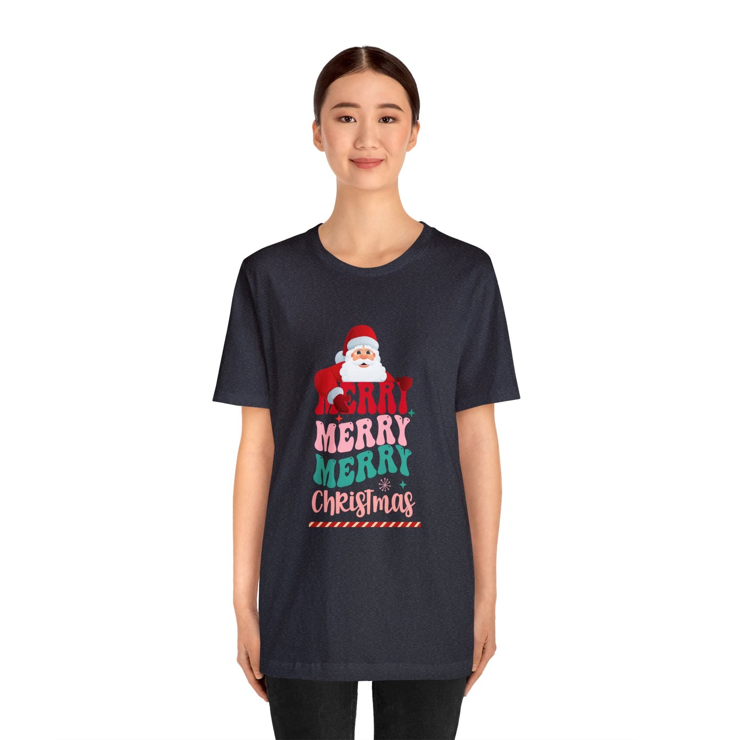 Merry Merry Christmas Unisex Jersey Short Sleeve Tee