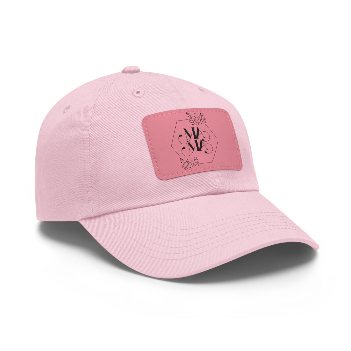 Mama Hat with Leather Patch (Rectangle)