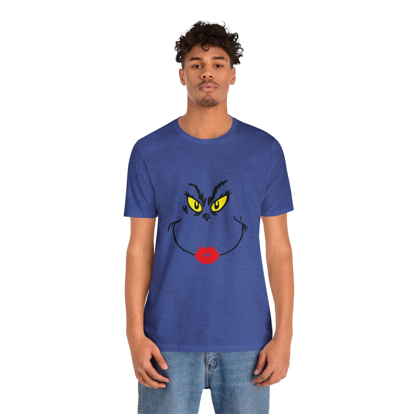 Grinch Face Unisex Jersey Short Sleeve Tee