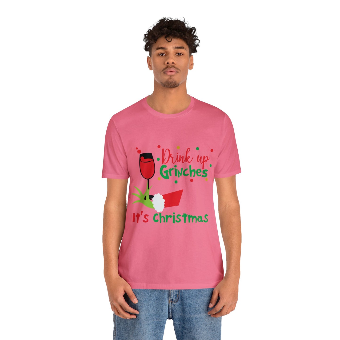 Drink Up Grinches Unisex Jersey Short Sleeve Tee
