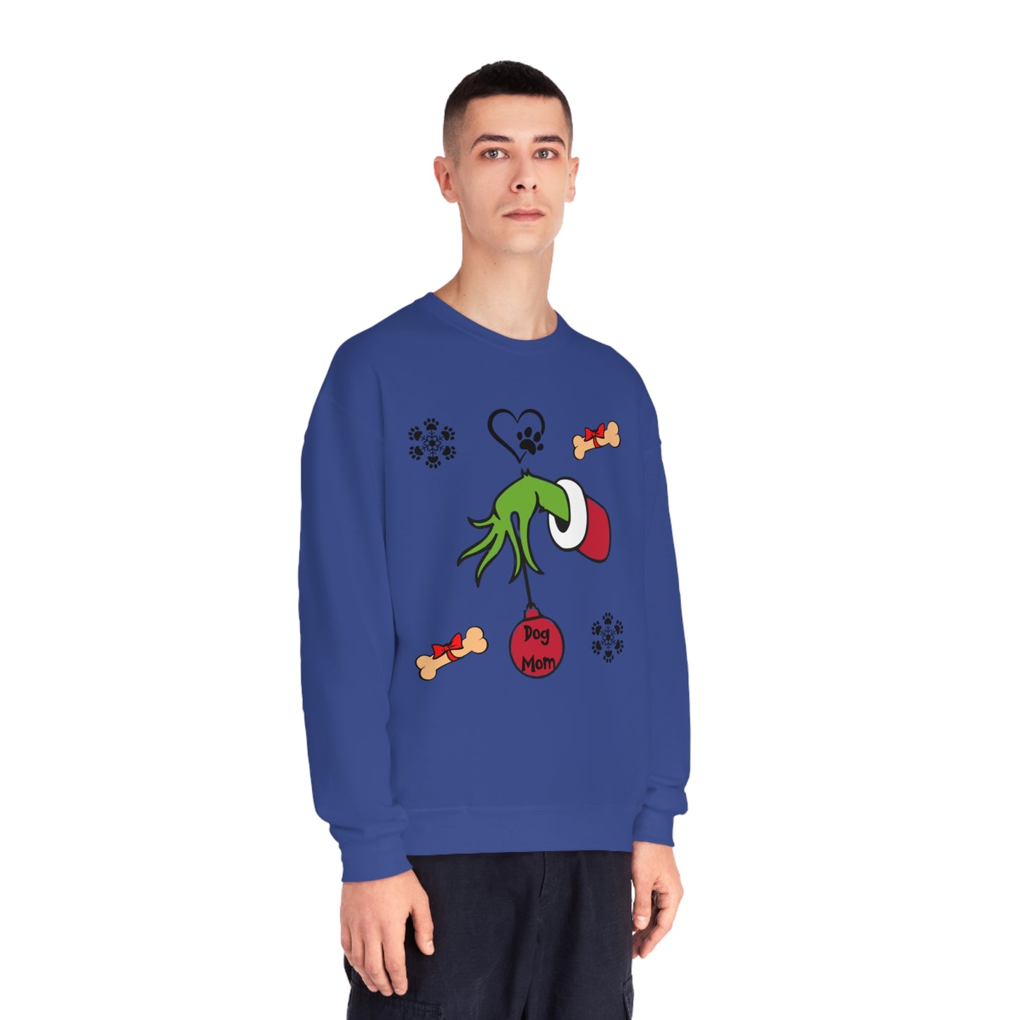 Grinch Dog Mom Unisex NuBlend® Crewneck Sweatshirt