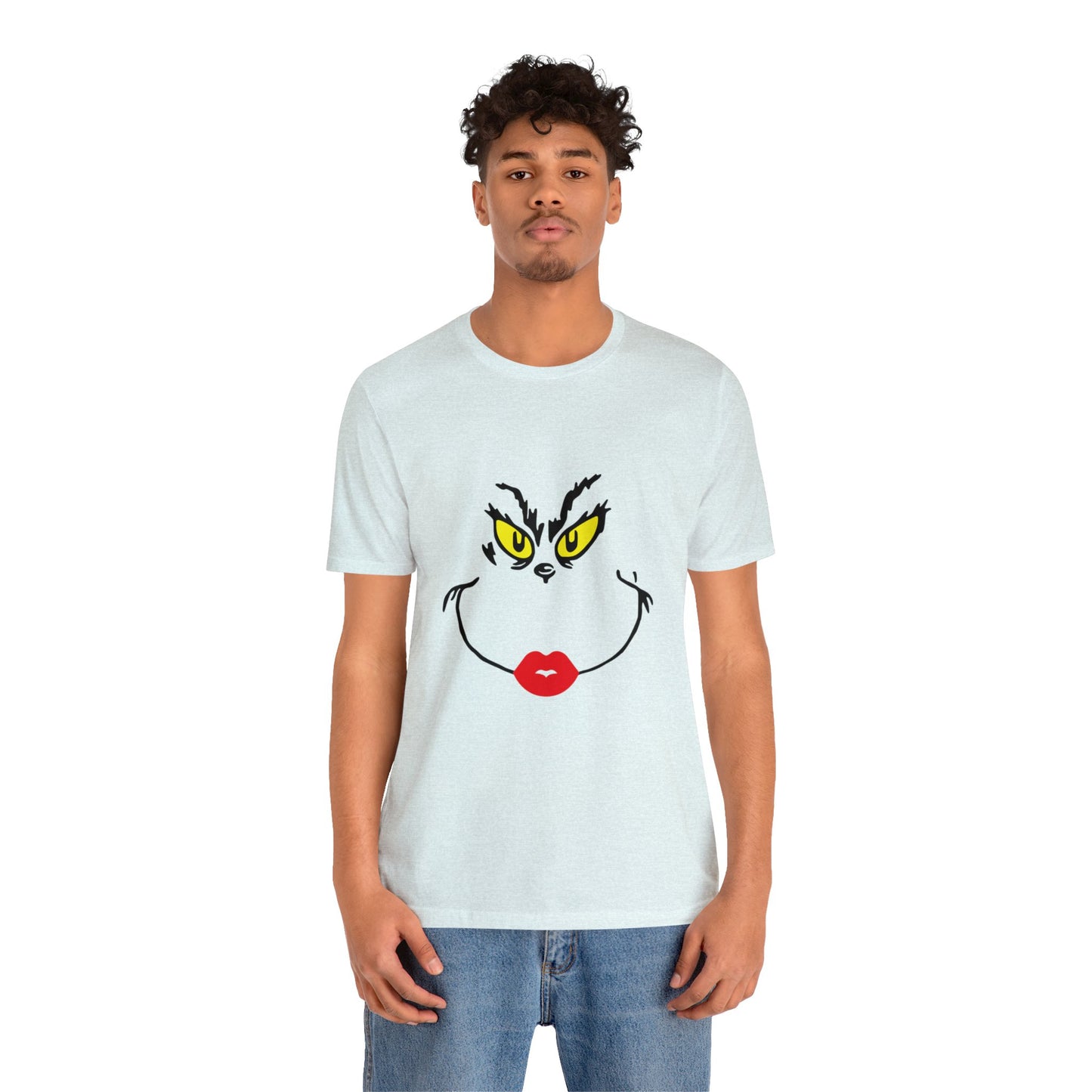 Grinch Face Unisex Jersey Short Sleeve Tee