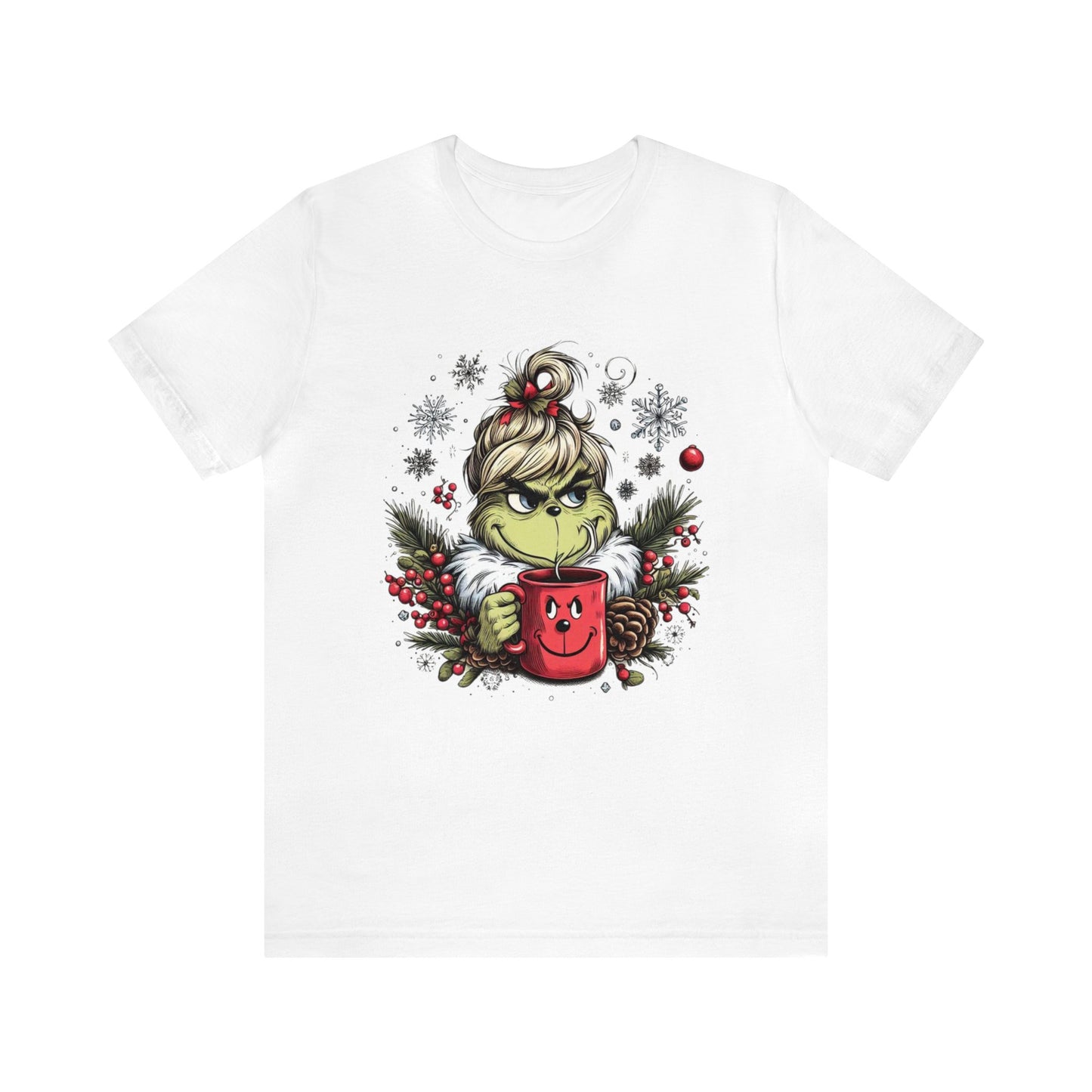 Girl Grinch Coffee Unisex Jersey Short Sleeve Tee