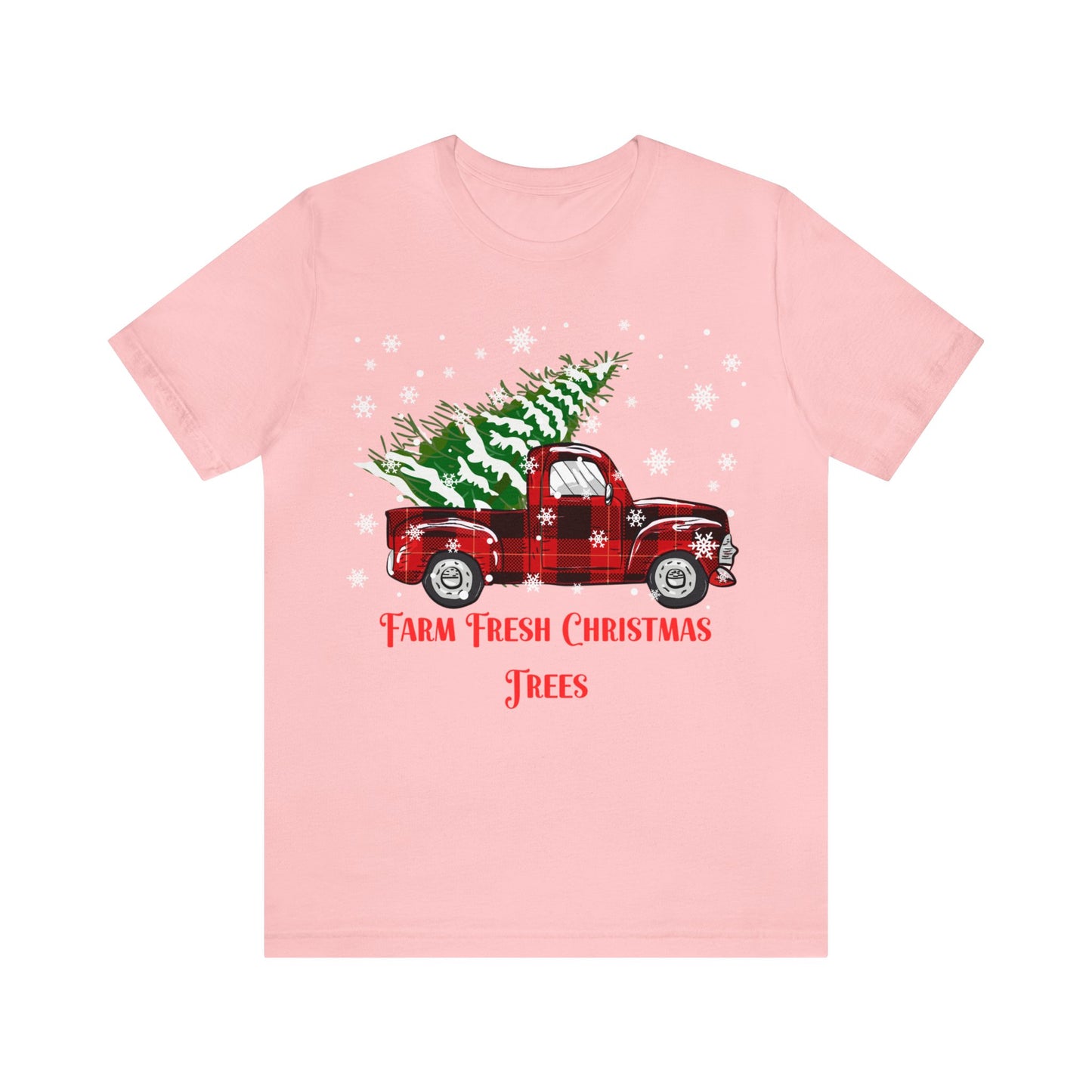 Farm Fresh Christmas Trees Unisex Jersey Short Sleeve Tee