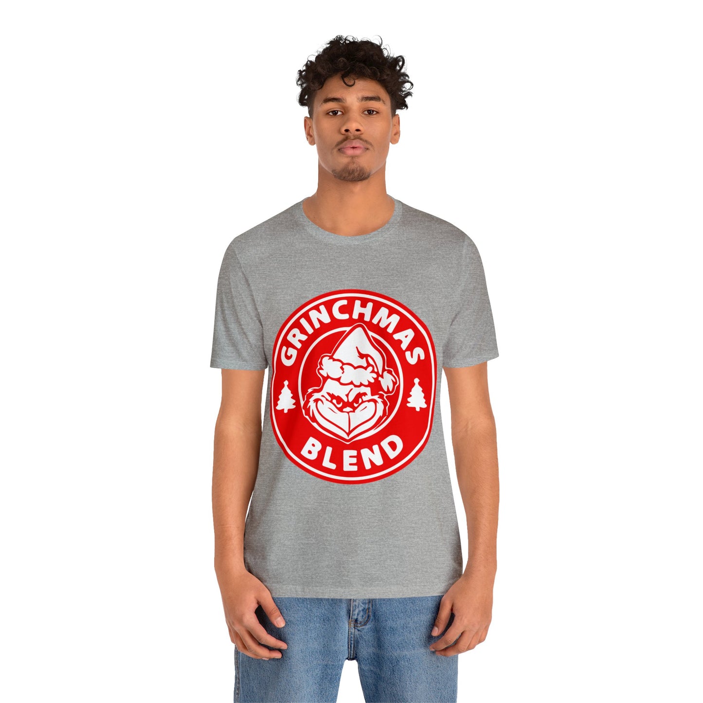 Grinchmas Coffee Red Unisex Jersey Short Sleeve Tee