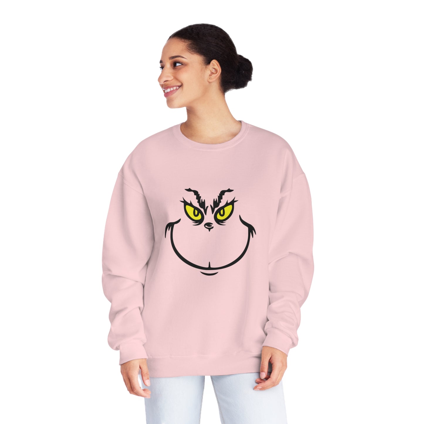 Grinch Face Unisex NuBlend® Crewneck Sweatshirt