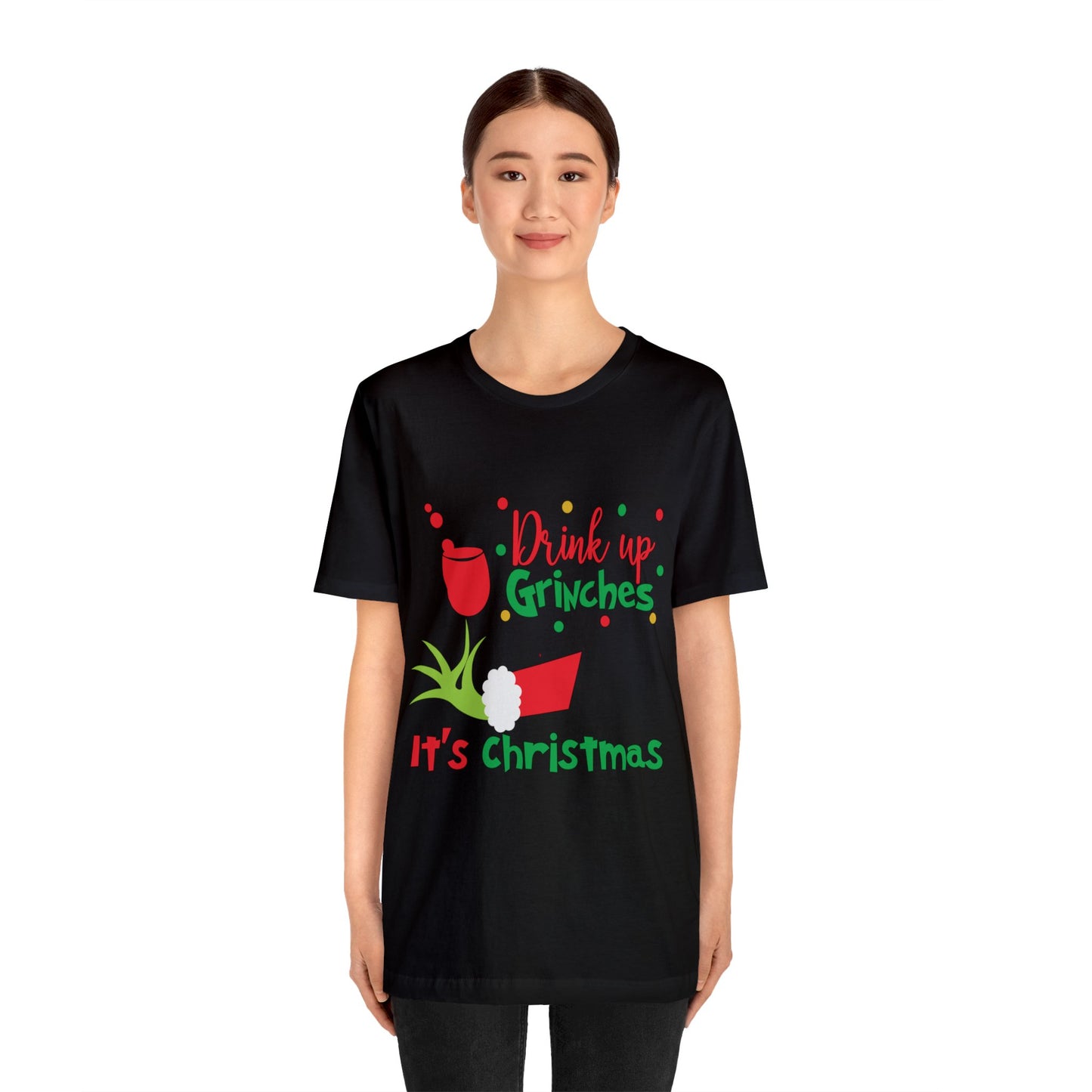 Drink Up Grinches Unisex Jersey Short Sleeve Tee