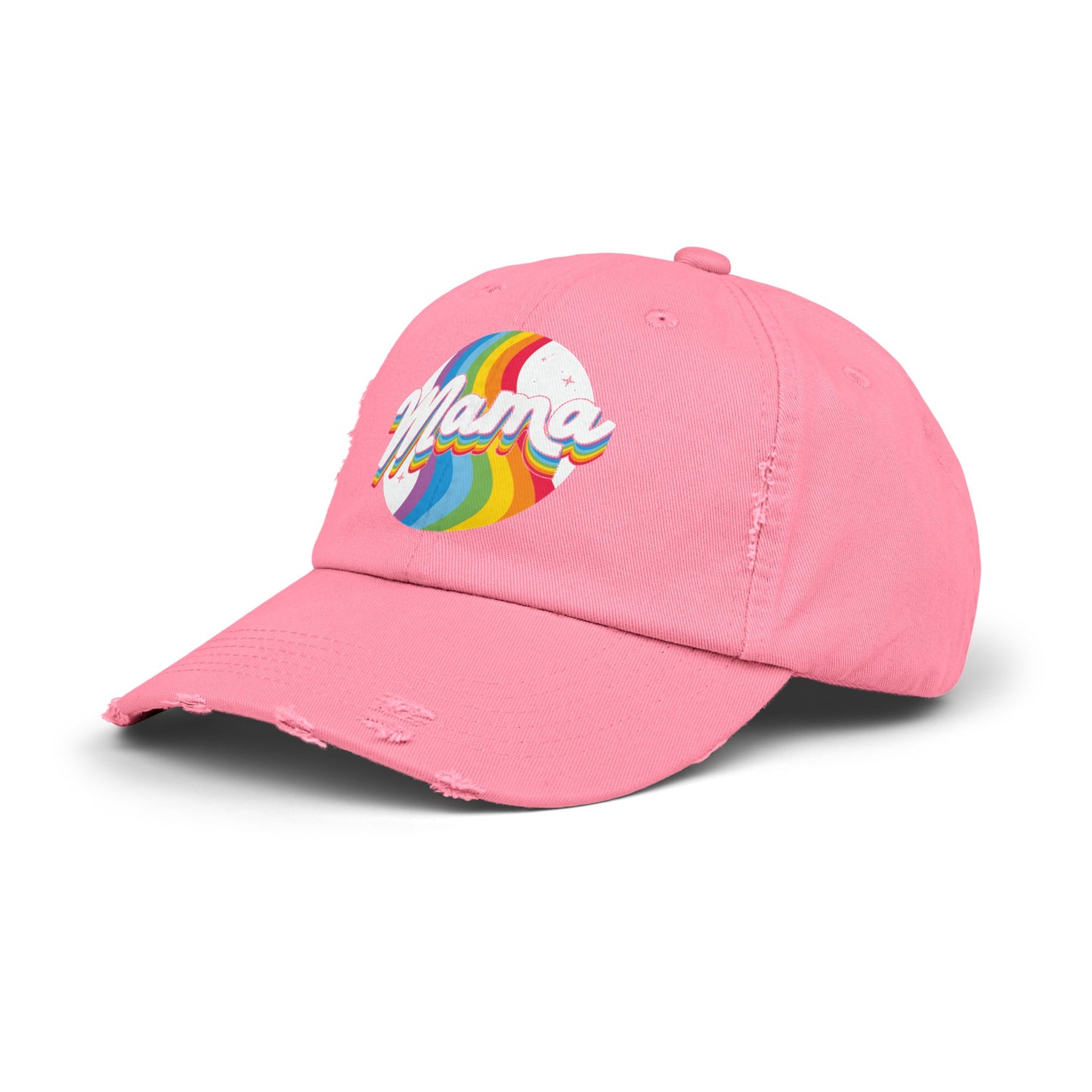 Mama Galaxy Unisex Distressed Cap
