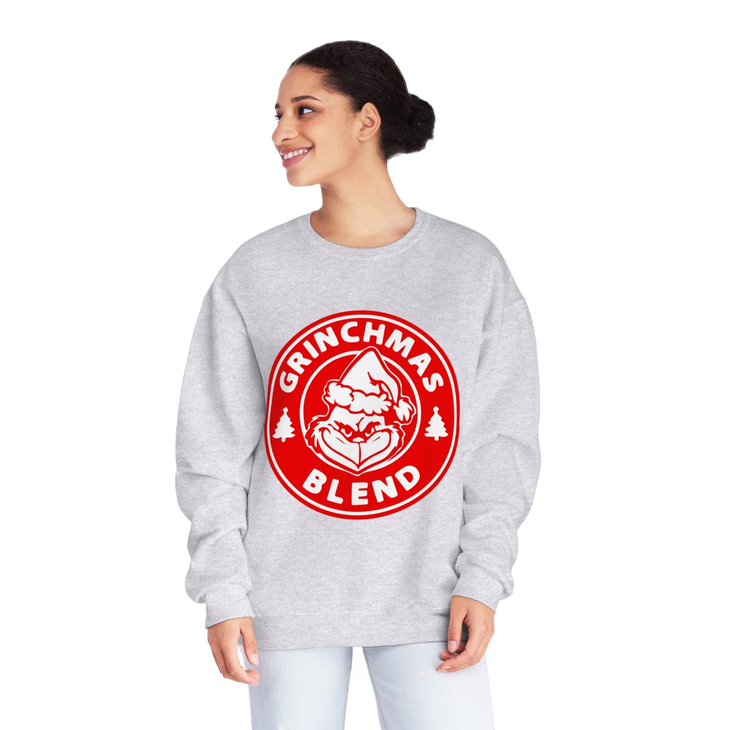 Grinchmas Coffee Red Unisex NuBlend® Crewneck Sweatshirt