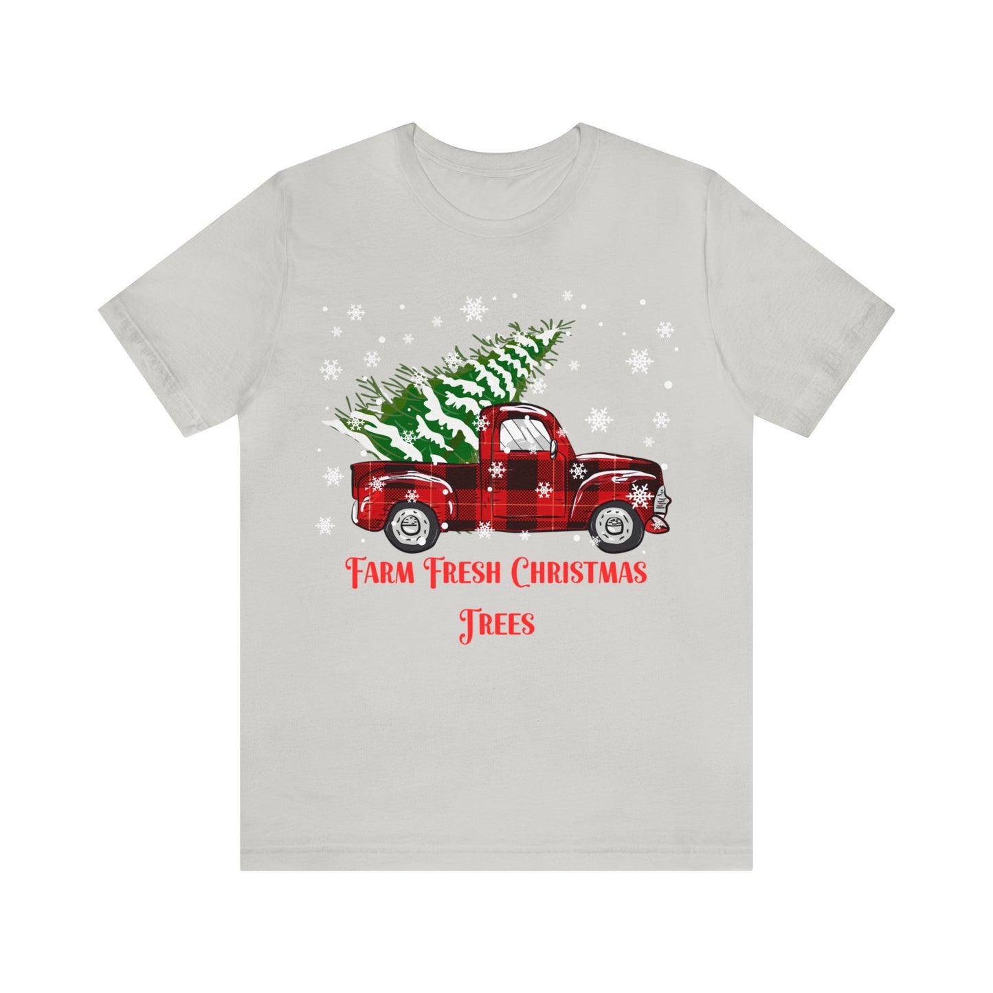 Farm Fresh Christmas Trees Unisex Jersey Short Sleeve Tee