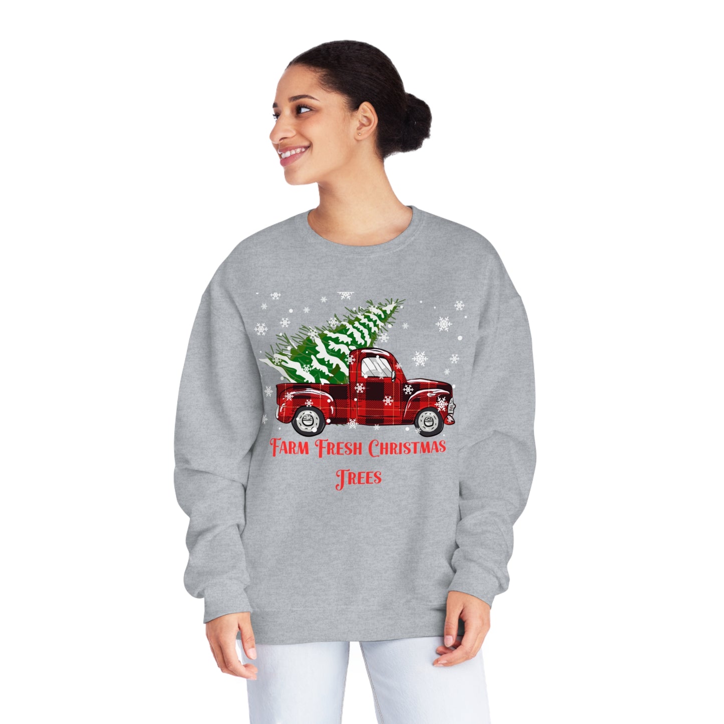 Farm Fresh Christmas Trees Unisex NuBlend® Crewneck Sweatshirt