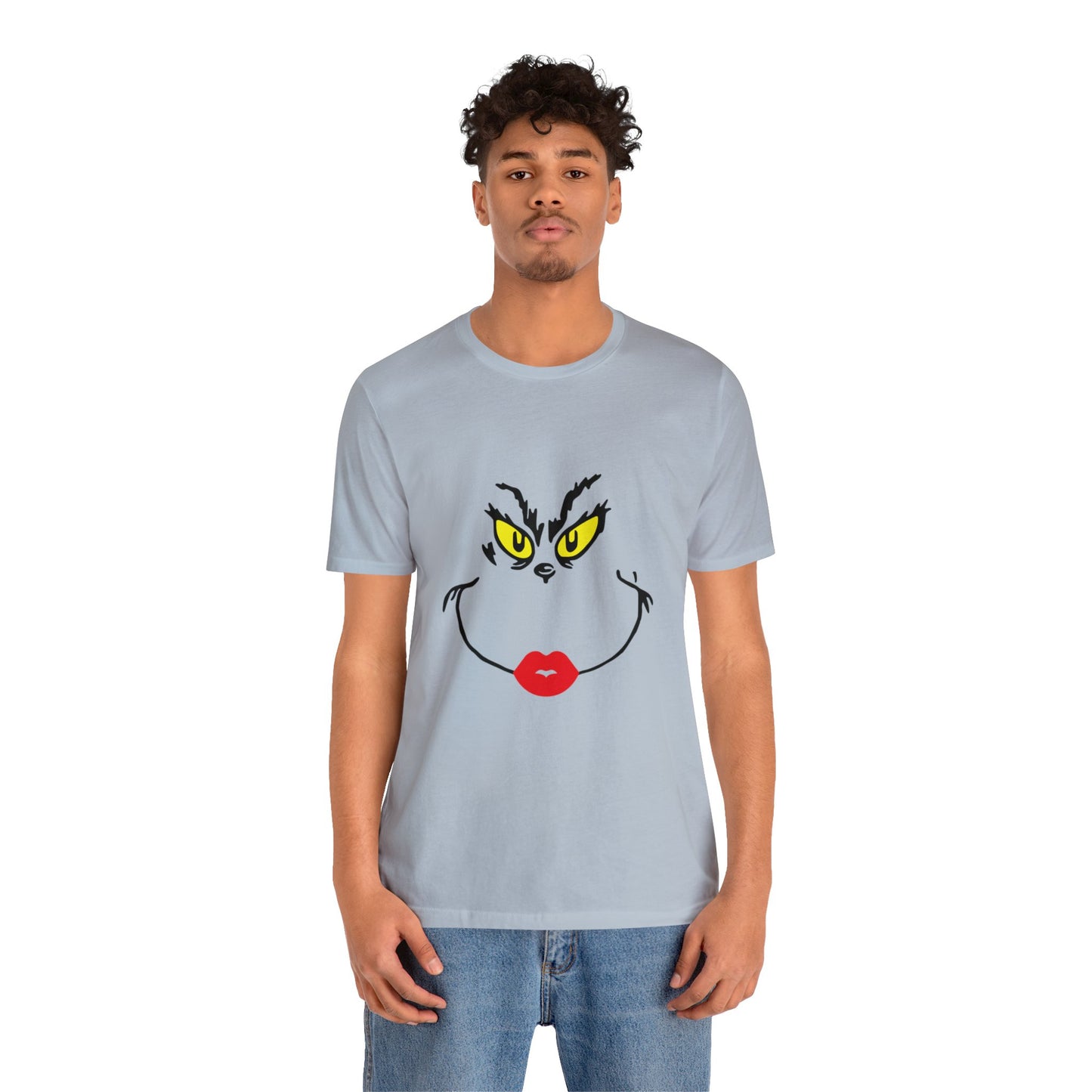 Grinch Face Unisex Jersey Short Sleeve Tee