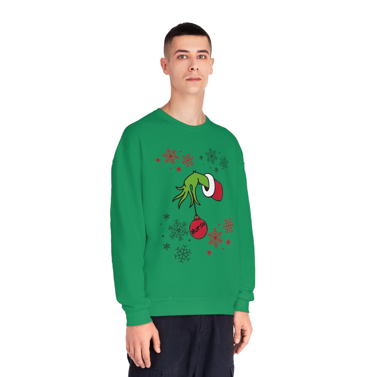 Grinch Nurse-Unisex NuBlend® Crewneck Sweatshirt