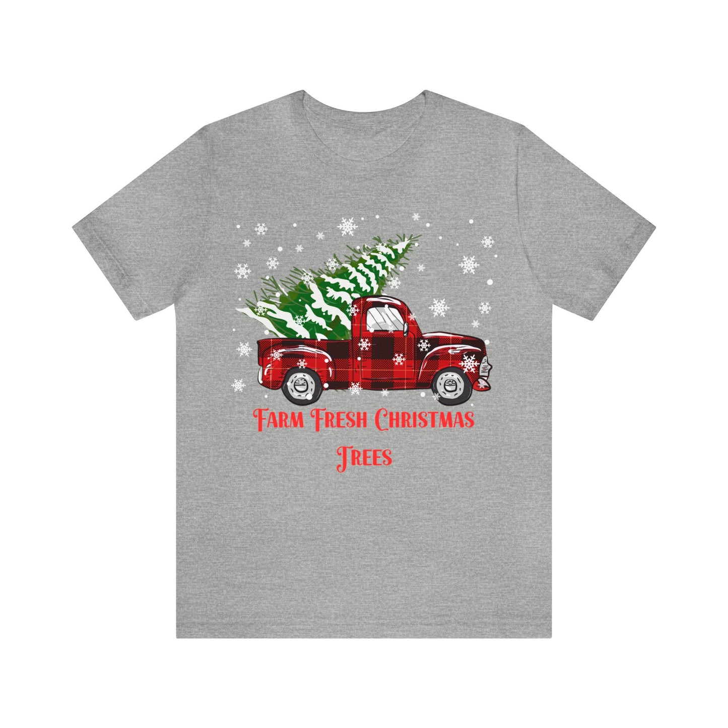 Farm Fresh Christmas Trees Unisex Jersey Short Sleeve Tee