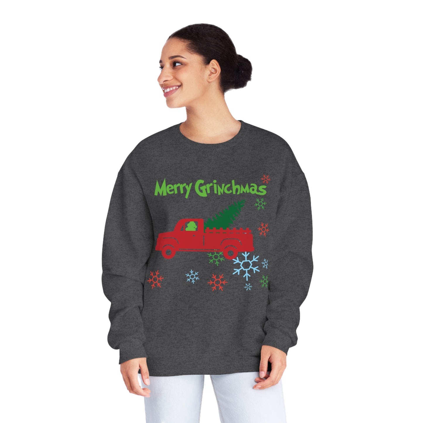 Merry Grinchmas Unisex NuBlend® Crewneck Sweatshirt