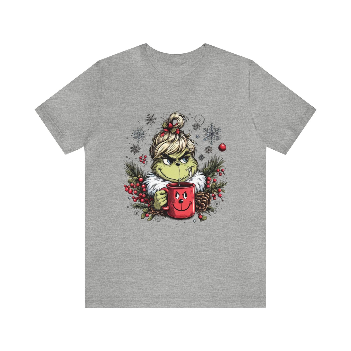 Girl Grinch Coffee Unisex Jersey Short Sleeve Tee