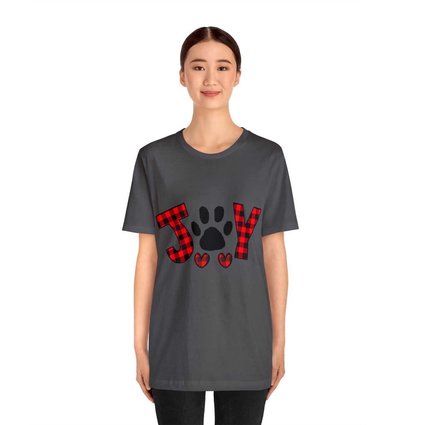 Joy Paw Print Unisex Jersey Short Sleeve Tee