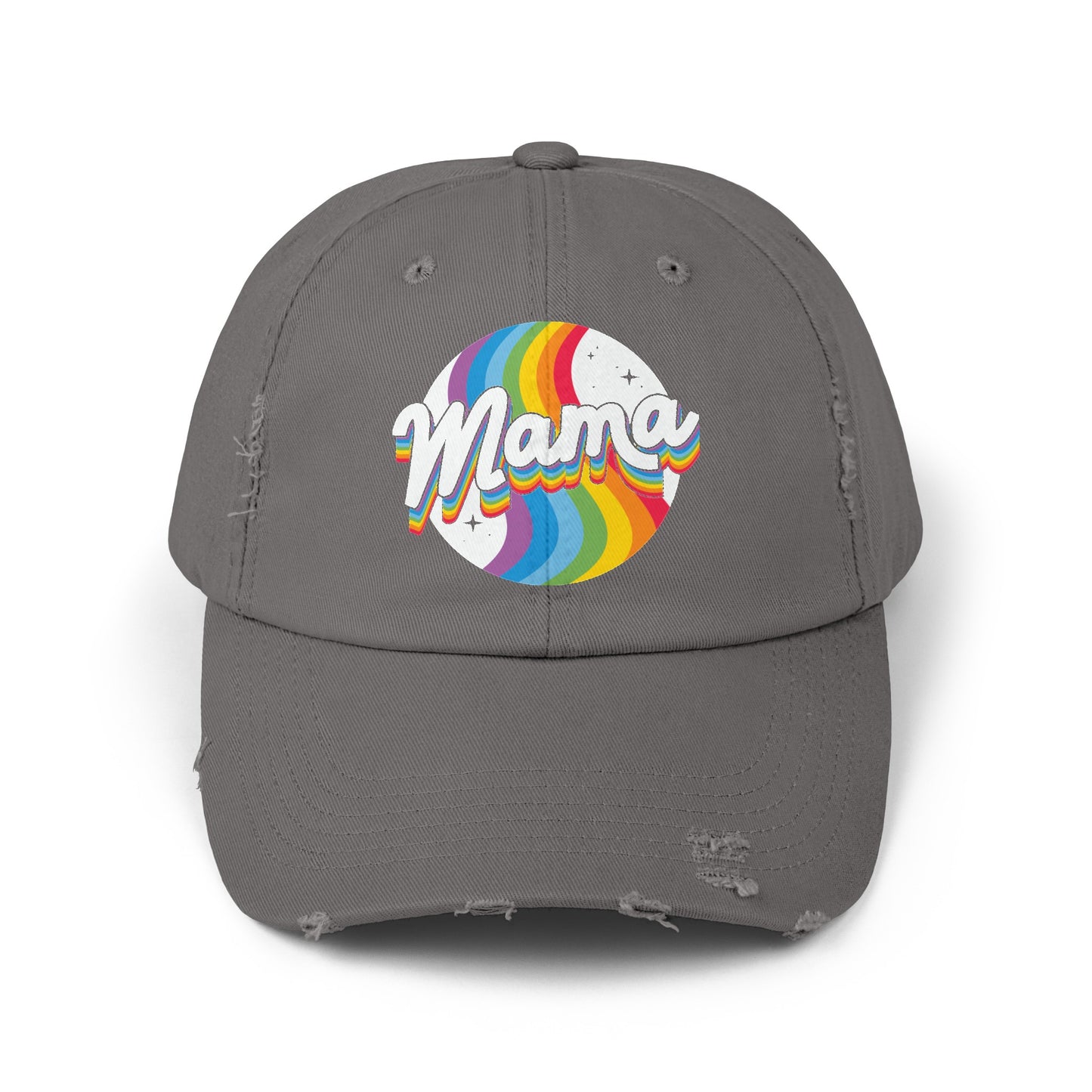 Mama Galaxy Unisex Distressed Cap