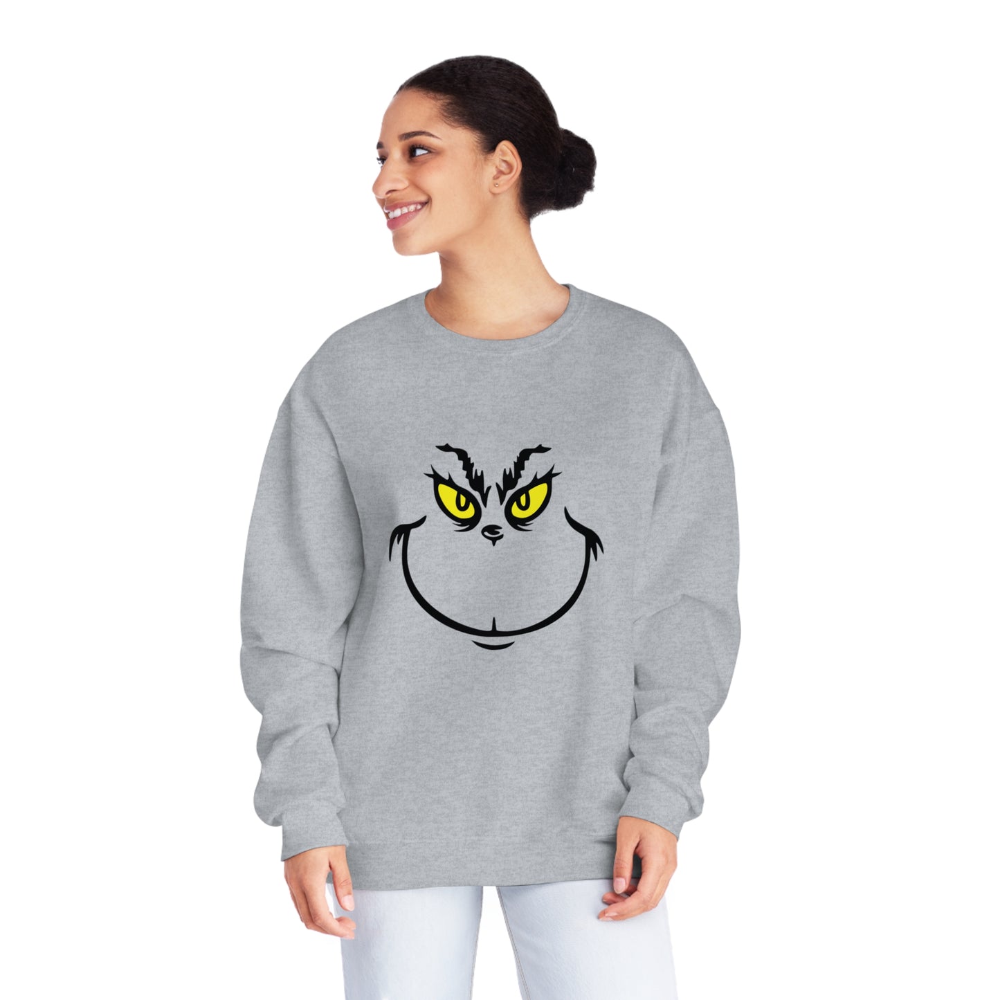 Grinch Face Unisex NuBlend® Crewneck Sweatshirt