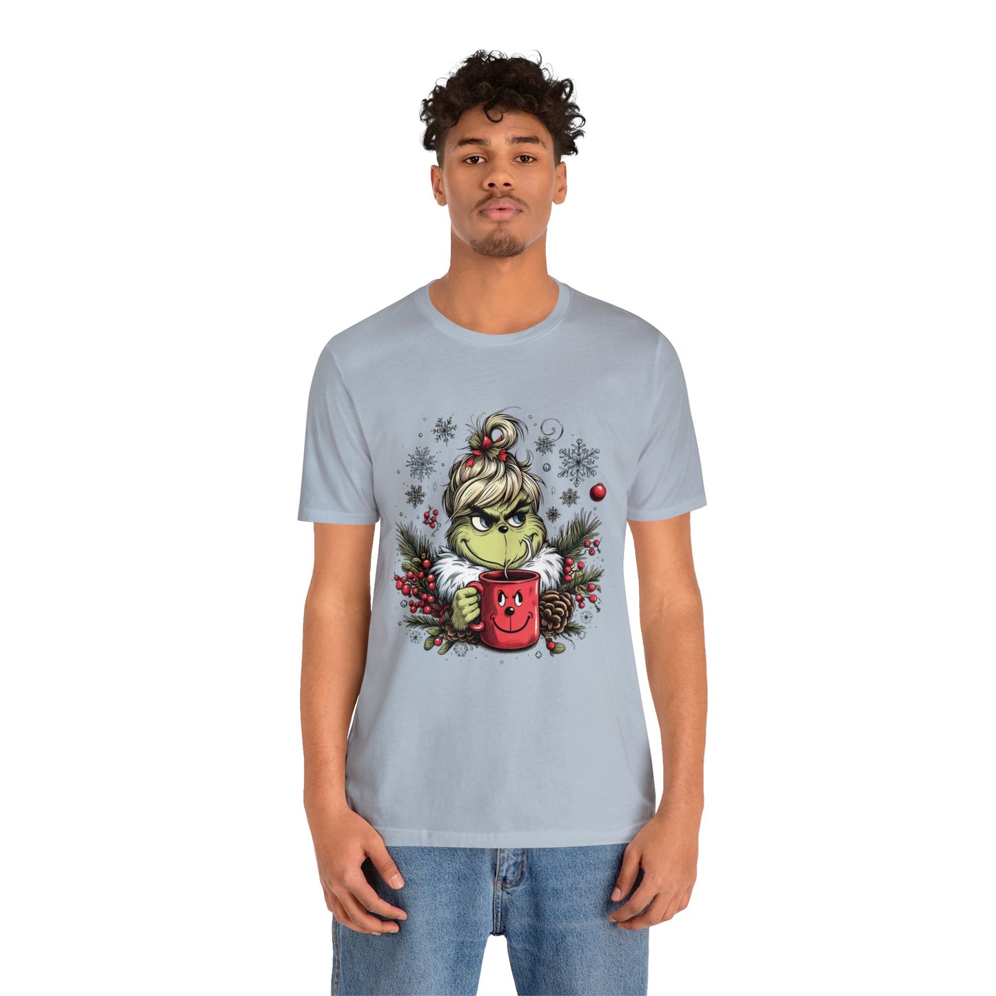 Girl Grinch Coffee Unisex Jersey Short Sleeve Tee