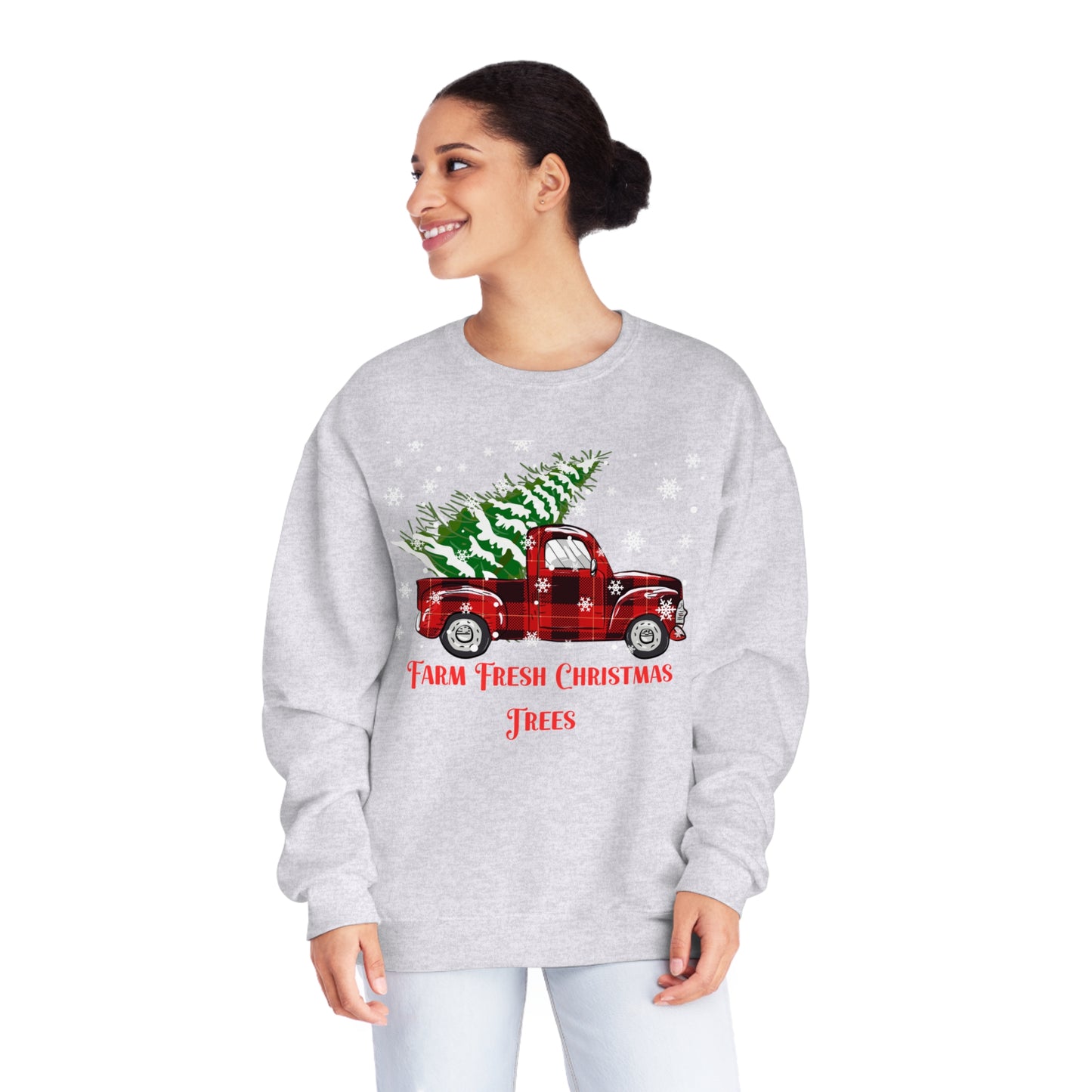 Farm Fresh Christmas Trees Unisex NuBlend® Crewneck Sweatshirt