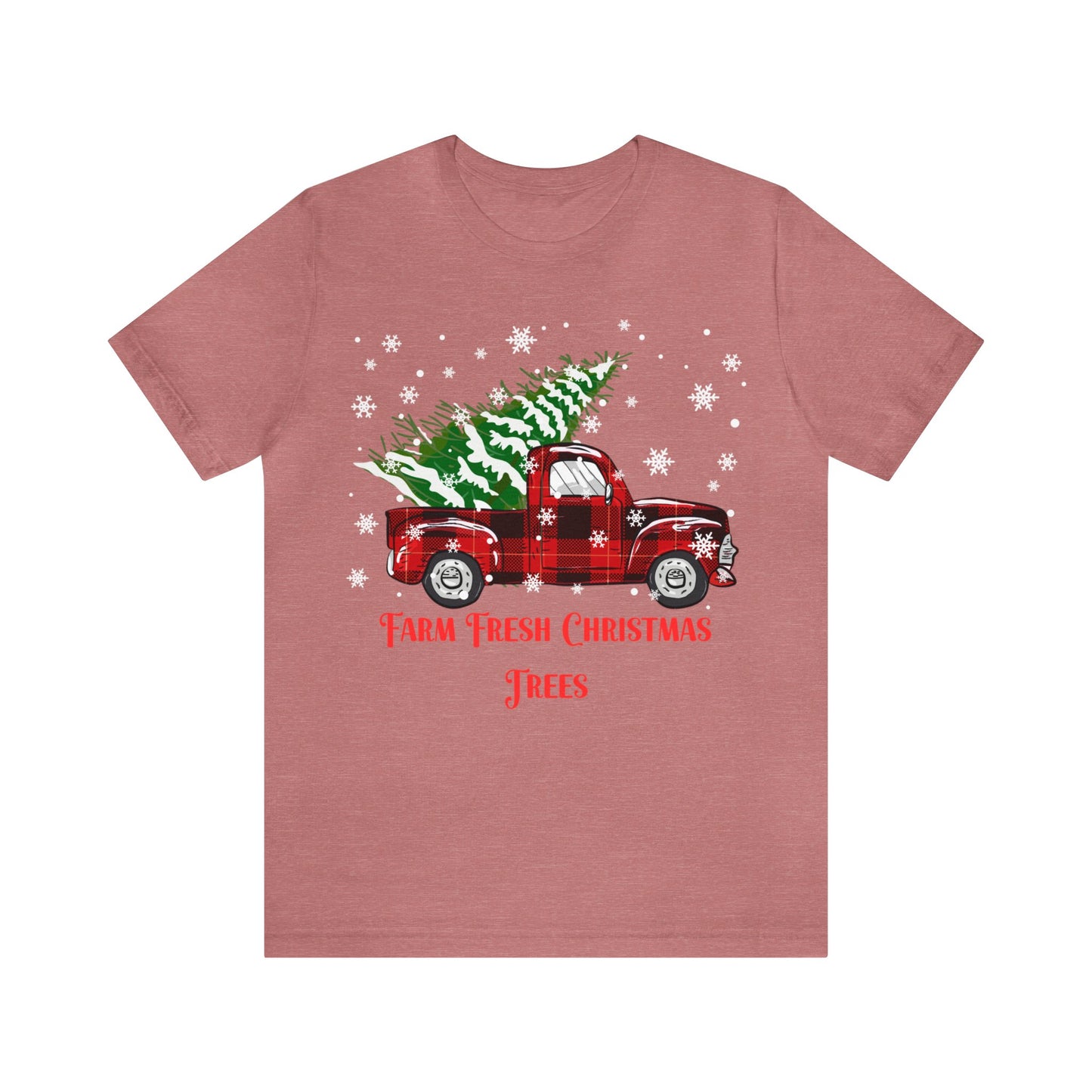 Farm Fresh Christmas Trees Unisex Jersey Short Sleeve Tee